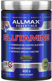 img 4 attached to ALLMAX Nutrition L-Glutamine Powder - Улучшает восстановление мышц с без глютена и растительной формулой - 400 грамм