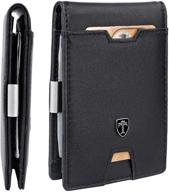 travando blocking credit wallet for men - sleek minimalist accessories logo