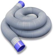 prest-o-fit ultimate sewer hose - 25ft, white/blue - enhanced seo logo