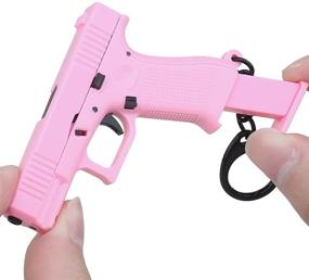 img 3 attached to Generic Glock45 Keychain Pink