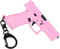 generic glock45 keychain pink logo