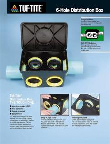 img 2 attached to 📦 Tuf-Tite 6 Hole Drain Distribution Box: Lid & Seals Included - Efficient Drainage Solution