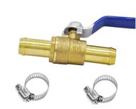 🔧 high-quality 3/4 hose barb straight through forged brass micro-cut ball valve - hzfj logo