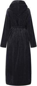 img 1 attached to Cozy and Luxurious Richie House Fleece Bathrobe - RHM2760 B L