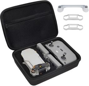 img 4 attached to 🎒 EVA Waterproof Hard Case for DJI Mini 2 Drone and Accessories - Portable Carrying Case for Travel and Storage