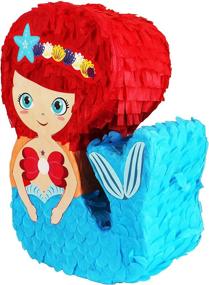 img 1 attached to 🧜 Unleash the Fun with Aztec Imports, Inc. Mermaid Pinata - A Must-Have Party Game!