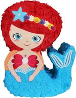 🧜 unleash the fun with aztec imports, inc. mermaid pinata - a must-have party game! logo