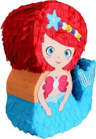 img 2 attached to 🧜 Unleash the Fun with Aztec Imports, Inc. Mermaid Pinata - A Must-Have Party Game!