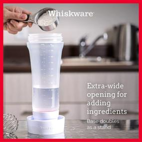 img 1 attached to 🥞 Whiskware Pancake Batter Dispenser and Mixer: Perfect for Cupcakes, Muffins, Crepes, and More!