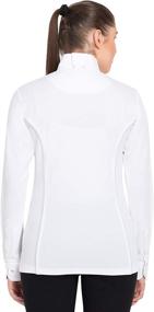 img 1 attached to 👚 TuffRider Women's Kirby Kwik Dry Long Sleeve Show Shirt: Stylish & Sweat-Wicking Performance