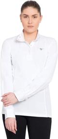 img 4 attached to 👚 TuffRider Women's Kirby Kwik Dry Long Sleeve Show Shirt: Stylish & Sweat-Wicking Performance