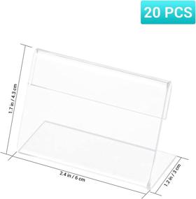 img 1 attached to 🖼️ Artibetter Display Holder Holders Acrylic: Organize and Showcase with Style