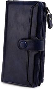 img 4 attached to Marggage PU Leather Wallet for Women: Stylish Card Holder, Billfold, Coin Purse & Pocket Wallet Combo