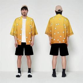 img 2 attached to YEOU Novelty Japanese AnimeCosplay Cardigan Boys' Clothing for Sweaters