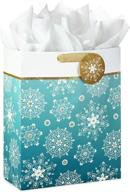 hallmark extra holiday tissue snowflakes logo