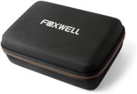 🛠️ чехол для считывателя кодов obd2 foxwell nt510 - из прочного полиэстера и этиленвинилацетата для поездок для сканера check engine light и диагностического сканера (черный) логотип