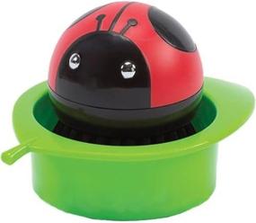 img 1 attached to Boston Warehouse Suds Buds Set of 2 Ladybug On Leaf: Whimsical Bath Accessories for a Playful Oasis