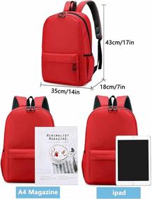 img 3 attached to Backpack Compartments Outdoor Travel Casual Laptop Accessories