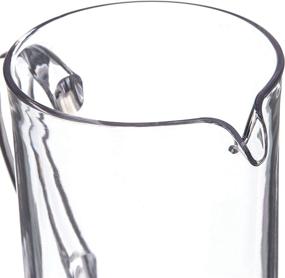 img 1 attached to 🍹 Carlisle 557007 Elan Collection 58 oz Shatter-Resistant Pitcher