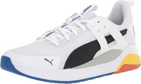 img 4 attached to PUMA Anzarun Sneaker White Fizzy Yellow Men's Shoes