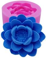 elevate your candle making: blossoming elegance with great mold lotus silicone candle mold logo