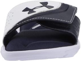 img 3 attached to 🔥 Абсолютный комфорт и стиль: Детские шлепанцы Under Armour Ignite Slide - Идеальная посадка!