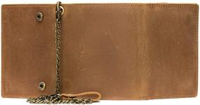 img 3 attached to 👛 Premium Genuine Leather Trifold Wallet with Advanced RFID Blocking Technology