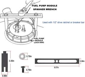 img 1 attached to Universal Sender Remover Adjustable Spanner