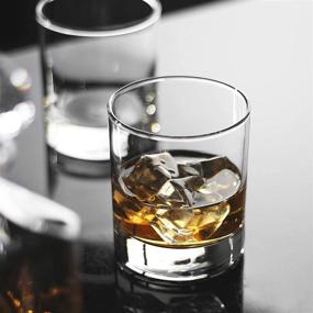 img 2 attached to 🥃 Premium 11 OZ Whiskey Glasses - Set of 6 for Scotch Lovers