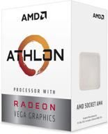 🚀 amd athlon 3000g 2-core unlocked desktop processor with radeon graphics and 4-thread support logo