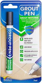 img 4 attached to 🔲 Waterproof Dark Grey Grout Pen: Tile Colorant and Sealer Marker - Dark Grey, Narrow 5mm Tip (7mL)