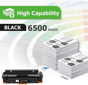 img 3 attached to 🖨️ Premium Aztech Toner Cartridge: HP 410X CF410X 410A CF410A Compatible Replacement - High-Quality Ink for Color Pro MFP M477fdw M477fnw M477fdn M452dn M452dw M452nw M377dw Printer (Black, 1-Pack)