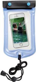 img 2 attached to 📱 Lewis N. Clark WaterSeals Triple Seal Floating Waterproof Pouch + Dry Bag: Ultimate Protection for Cell Phone – Perfect for Kayak, Canoe, Pool, Beach