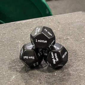 img 2 attached to 🎲 Rubberbanditz Fitness Dice: Fun 12-Sided Workout Game for Crossfit, Home Workouts & Gyms - Adults and Kids