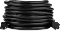 🔌 camco 30ft 15-amp rv extension cord - heavy-duty, ideal for mobile homes and household use, black (55142) logo
