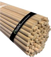 evolve dowel rods inch unfinished raw materials and wood logo