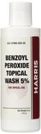 💦 harris 5% benzoyl peroxide wash - 5 ounce bottle logo