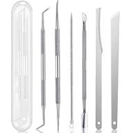 🦶 xinding ingrown toenail pedicure tool kit - 7pcs nail manicure set for nail correction, polish, pain relief - stainless steel nail care treatment - true color - 7 piece set logo