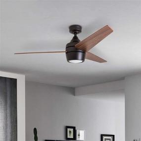 img 2 attached to 🔘 Honeywell Ceiling Fans 50603 Eamon Modern Ceiling Fan: Remote Control, 52” Bronze