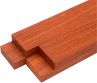 🪚 pack of 6 solid padauk lumber boards for cutting boards - 3/4" x 2" x 16 logo