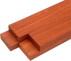img 1 attached to 🪚 Pack of 6 Solid Padauk Lumber Boards for Cutting Boards - 3/4" x 2" x 16