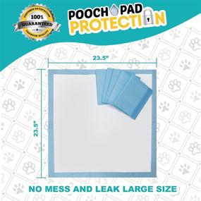 img 2 attached to 🐶 Ultimate Pooch Pad Protection Training Dog Pads: Ultra-Absorbent, Thick & Soft. The Deluxe Solution for Discerning High-Class Consumers.