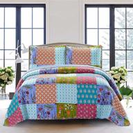 🌞 all is bright 2-piece twin bedding quilt set with 1 sham - summer lightweight quilted bedspread by slpr logo