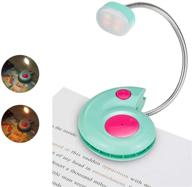 📘 luxsway rechargeable reading book light for kids, led reading light for books in bed - blue логотип