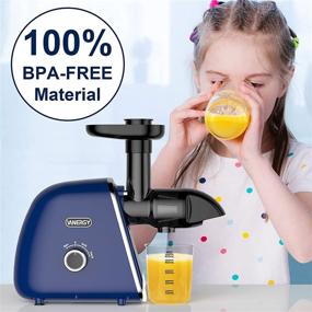 img 1 attached to 🥤 Cold Press Juicer, FEZEN Slow Masticating Juicer Machines: High Juice Yield, Quiet Motor, 2-Speed Modes & Reverse Function - Easy to Clean, BPA-Free - Ideal for Fruits and Vegetables