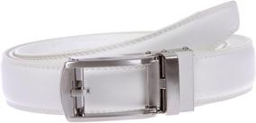 img 2 attached to 🔧 Ultimate Microfiber Adjustable Automatic Ratchet: The Perfect Men's Belt Accessory