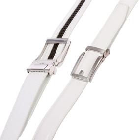 img 1 attached to 🔧 Ultimate Microfiber Adjustable Automatic Ratchet: The Perfect Men's Belt Accessory