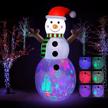christmas inflatable snowflake projector decorations logo