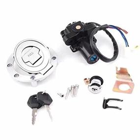 img 3 attached to 🏍️ Paddsun Ignition Switch Gas Cap Cover Seat Lock Key Set for YZF R1 R6 2001-2012 - Complete Package for Yamaha Bike Owners!