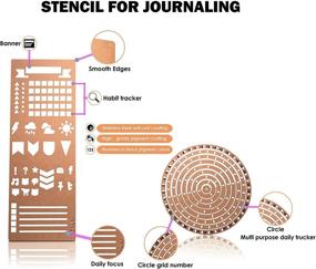 img 3 attached to Stainless Template Calendar Notebook Scrapbook
